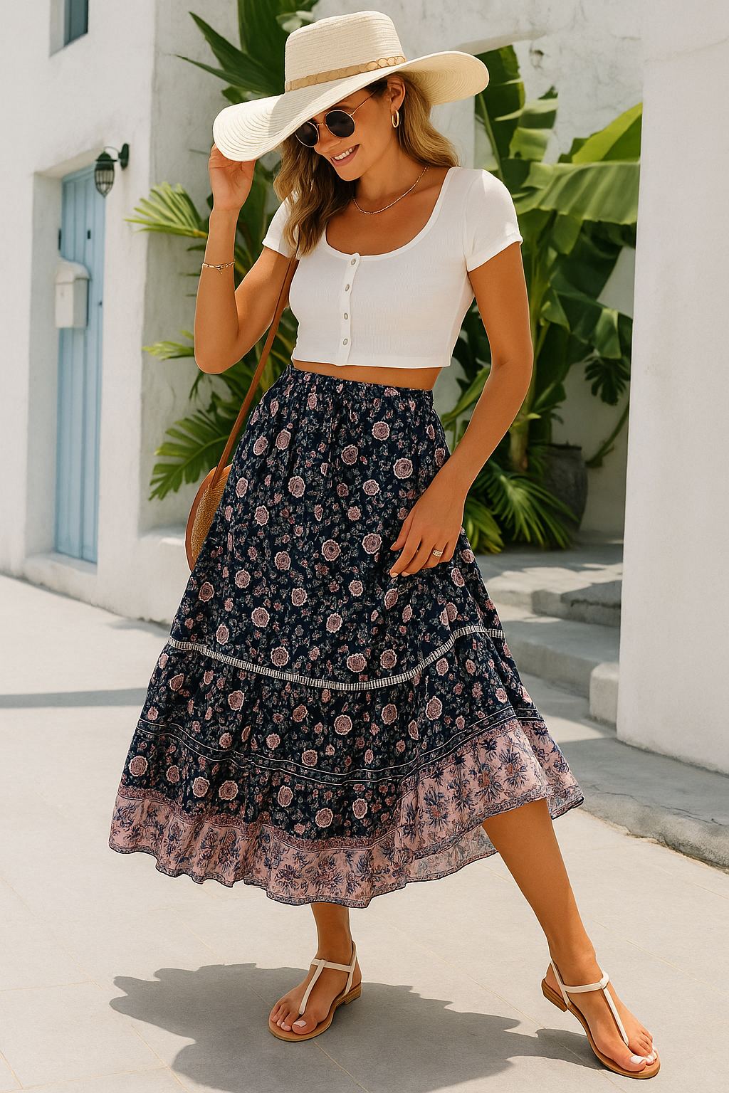 Saia Longa Verão Retro