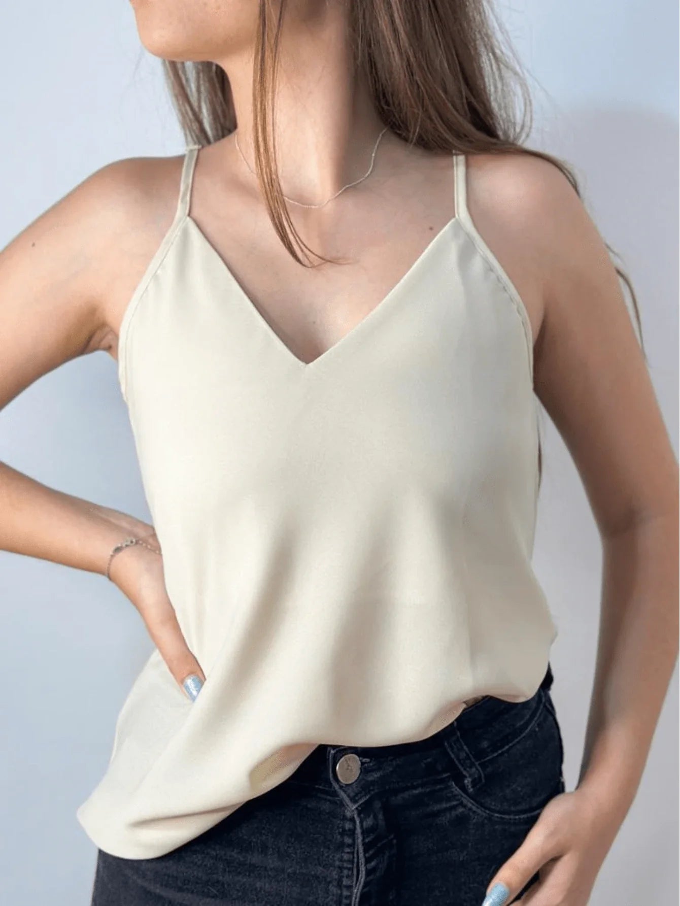 Regata Feminina Alça Regulável Ana Júlia