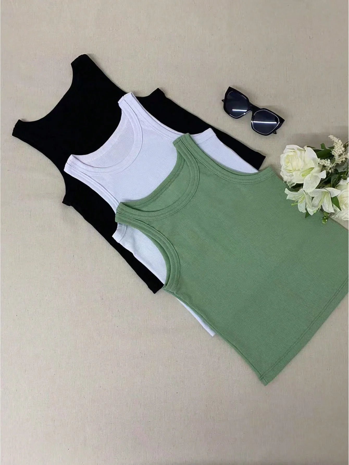 kit com 3 Regatas Amanda