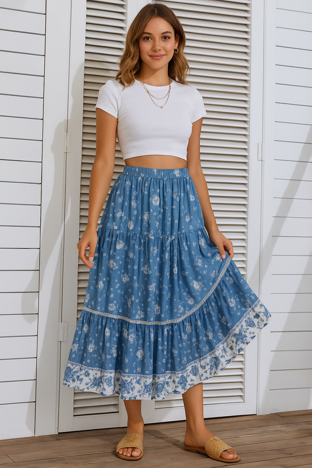 Saia Longa Verão Retro