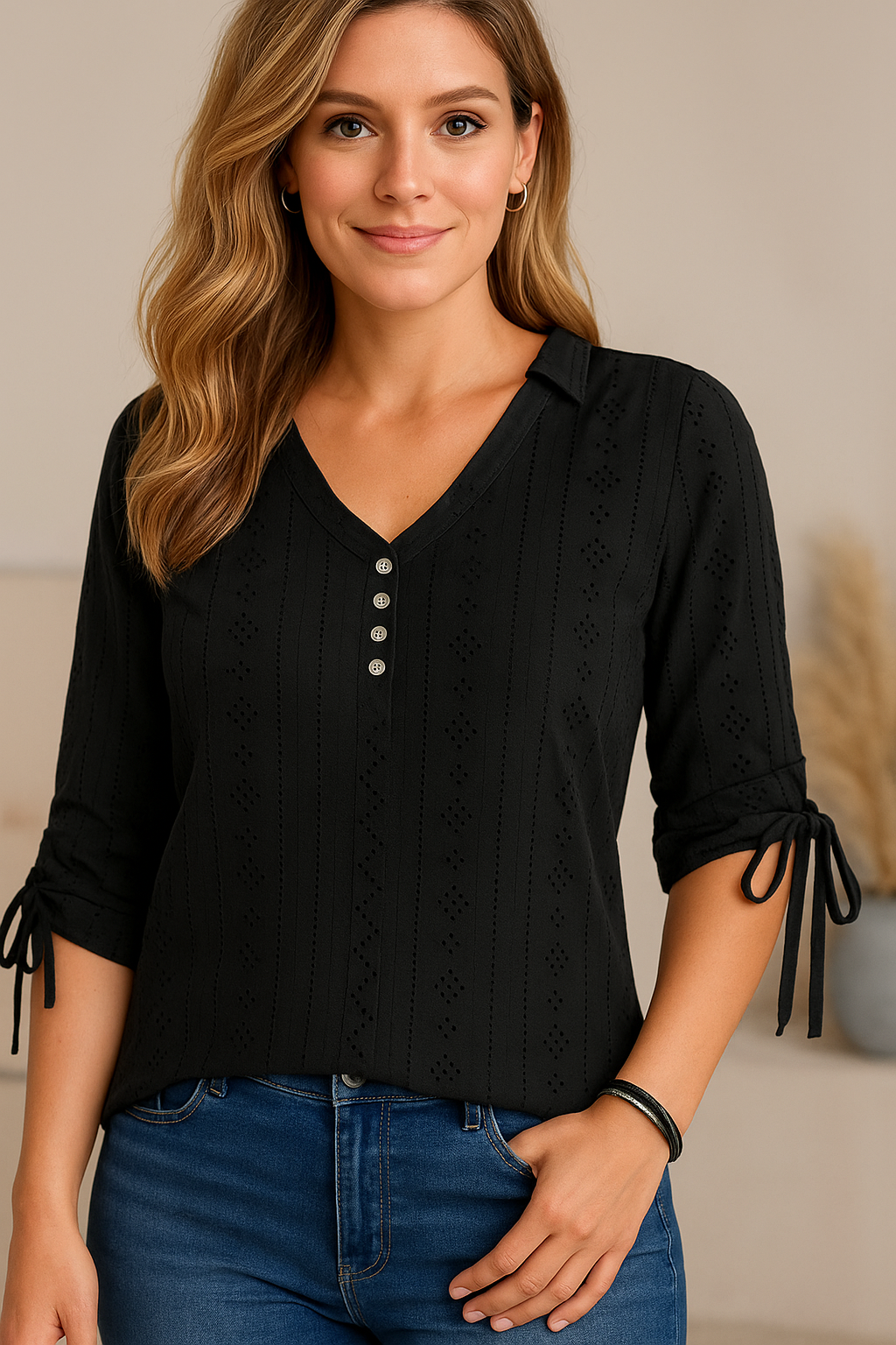 Blusa Meia Manga Diva