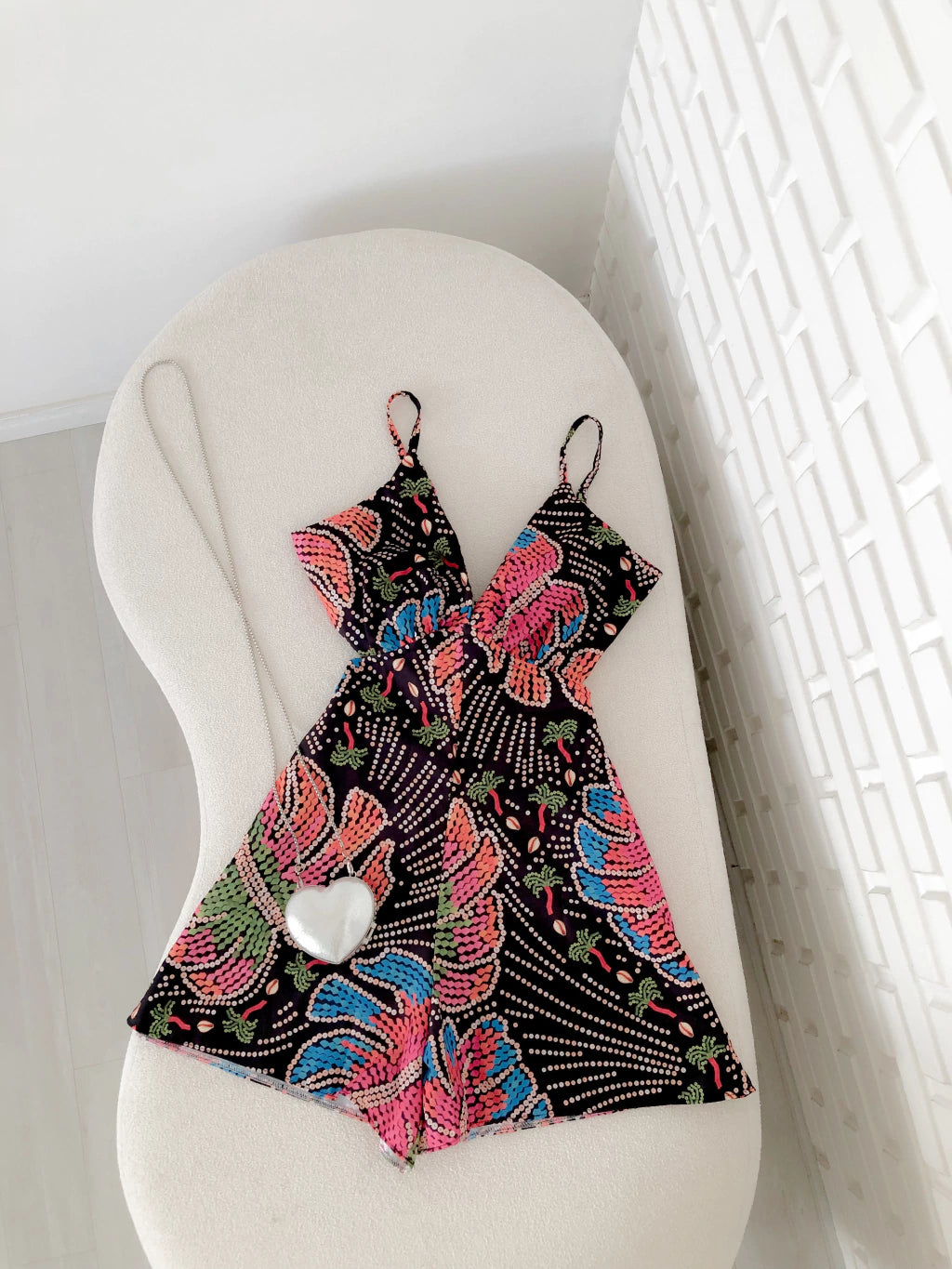 Macaquinho Francisca - Estampa Preta