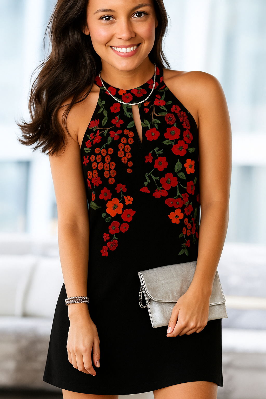 Vestido Midi Frente Única Katia