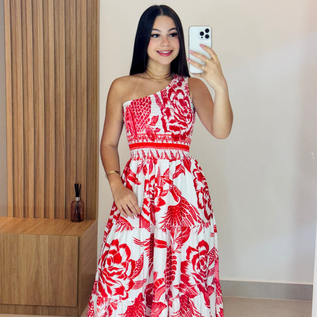 Vestido Lastex Longo Luiza