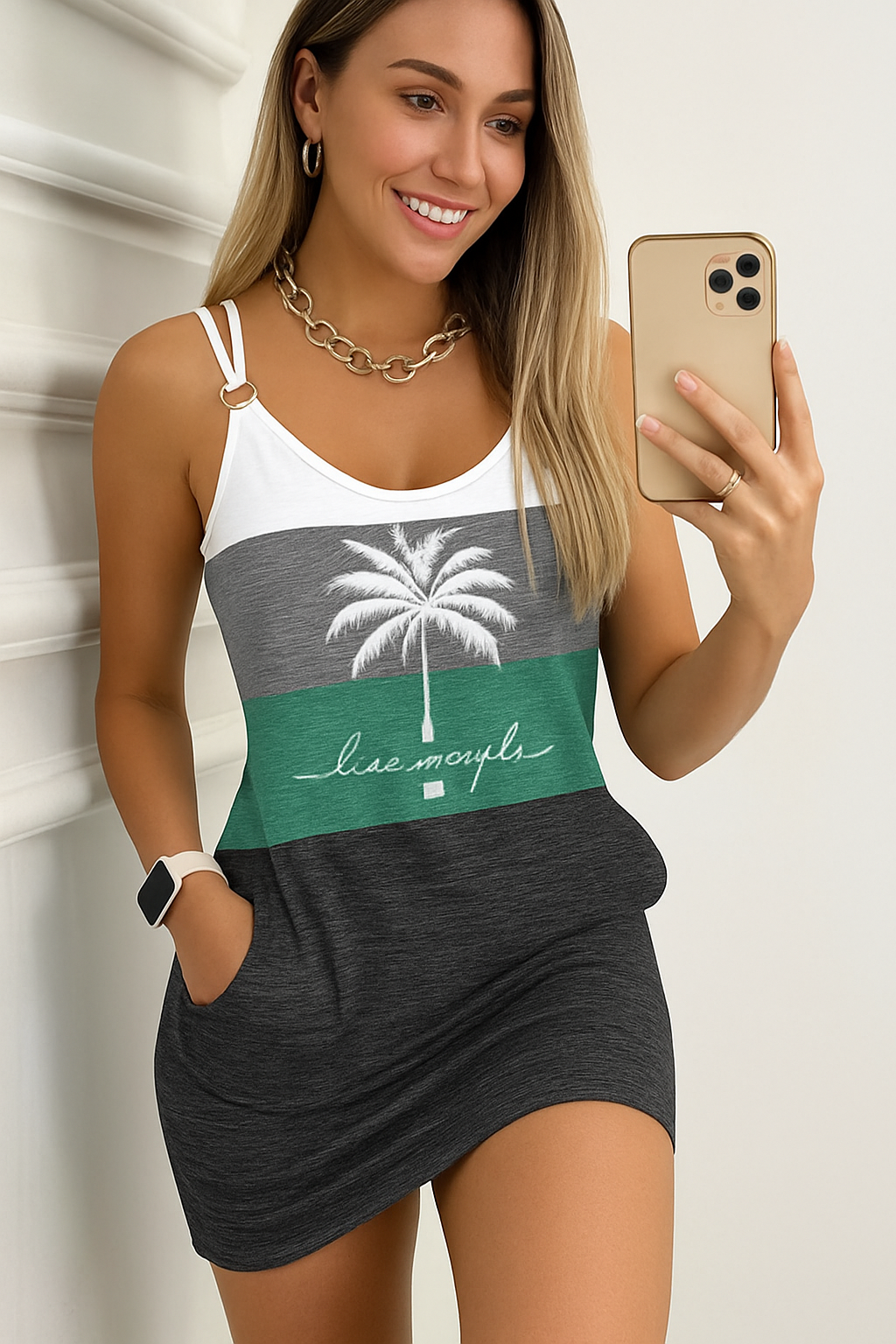 Vestido Midi com Alça Juju