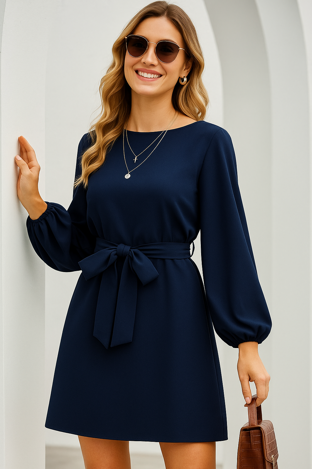 Vestido Manga Longa Soltinho Ana