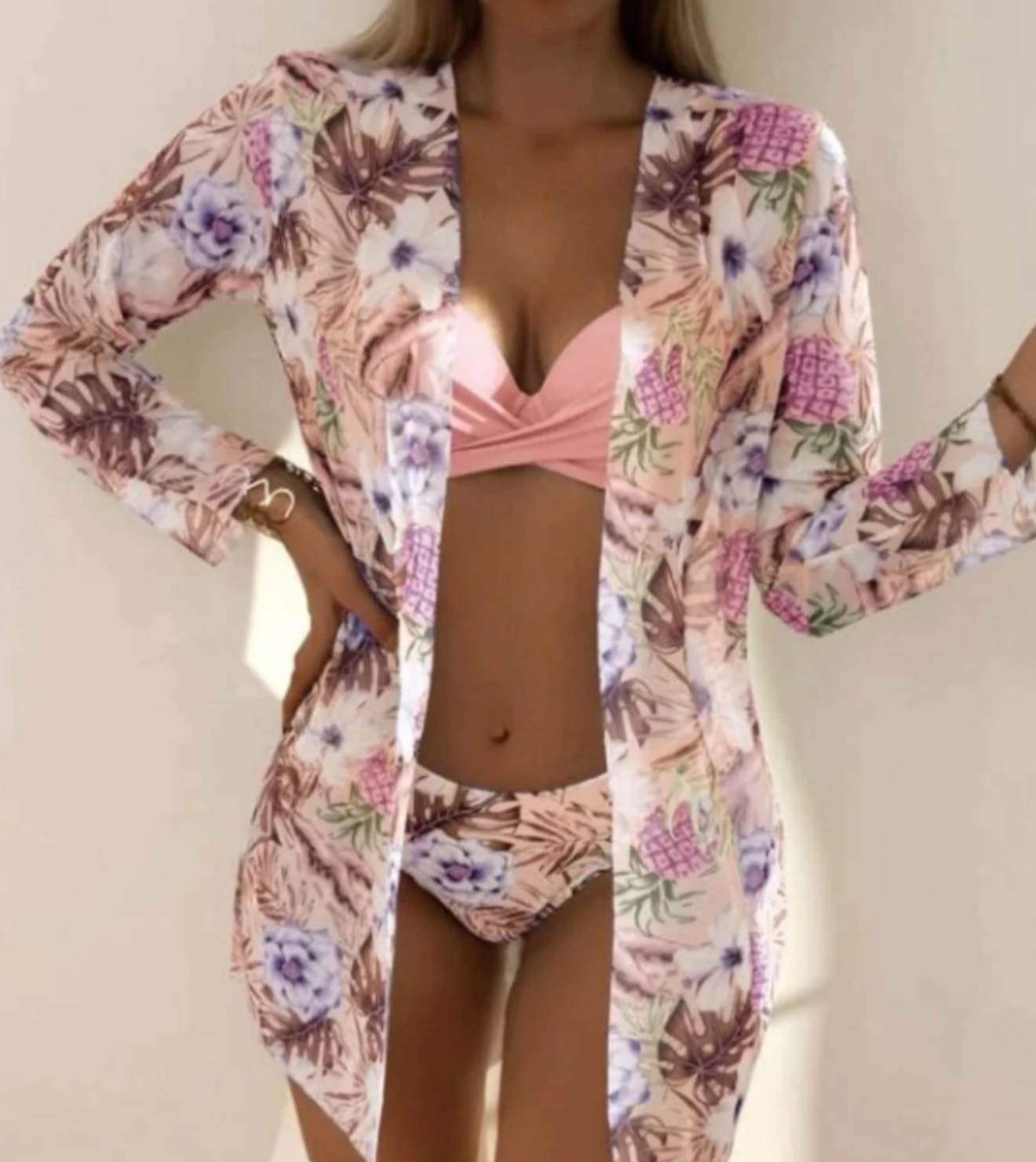 Biquíni Cintura Alta + Saída de Praia