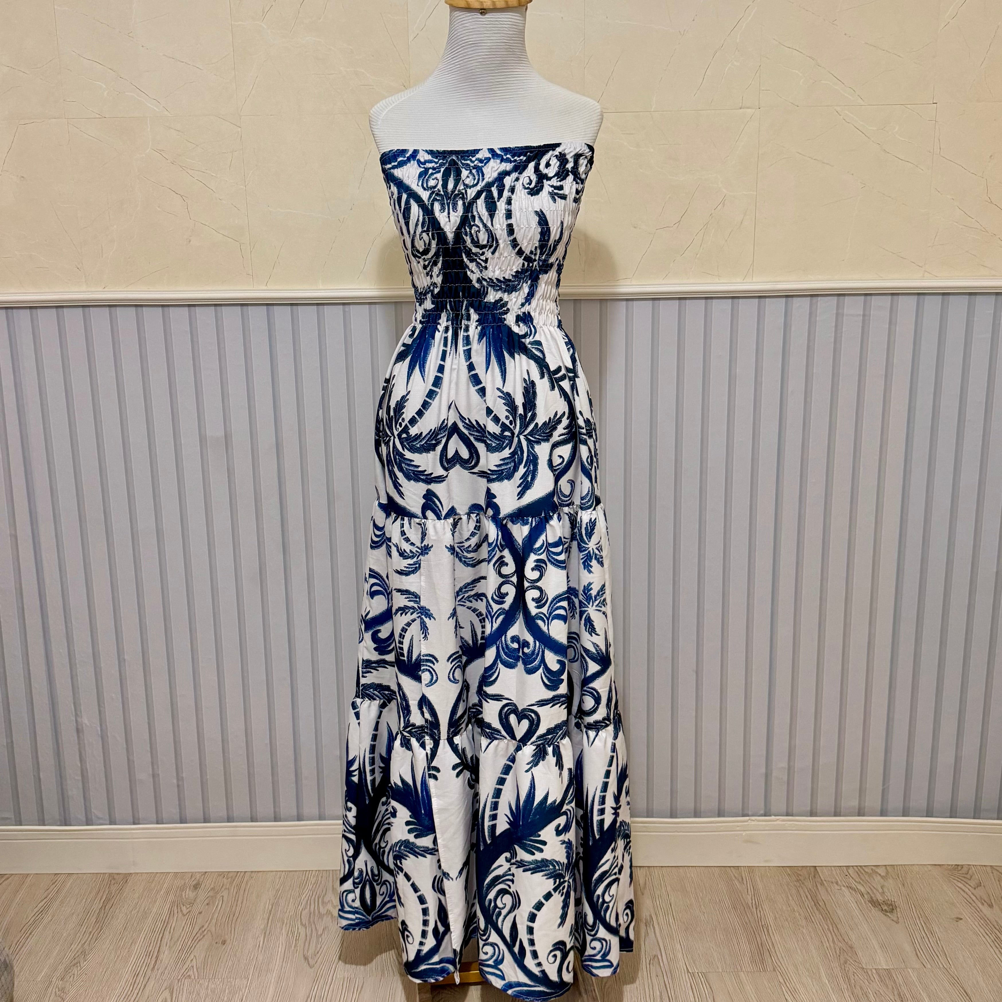 Vestido Longo Lastex Lauren