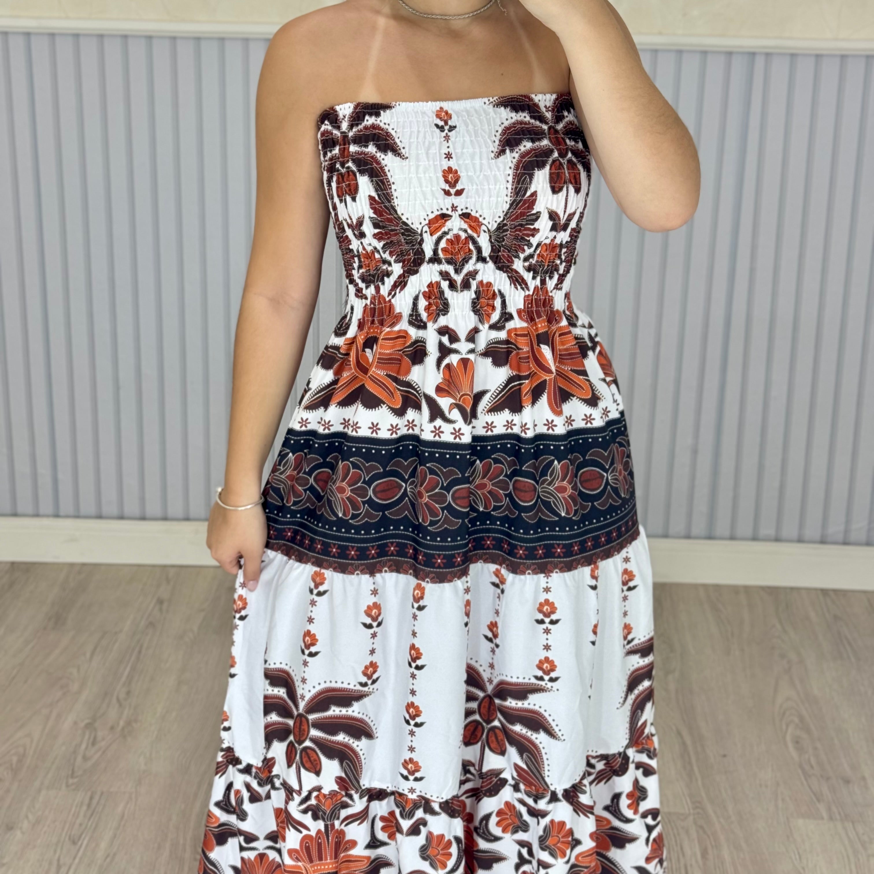 Vestido Longo Lastex Lauren