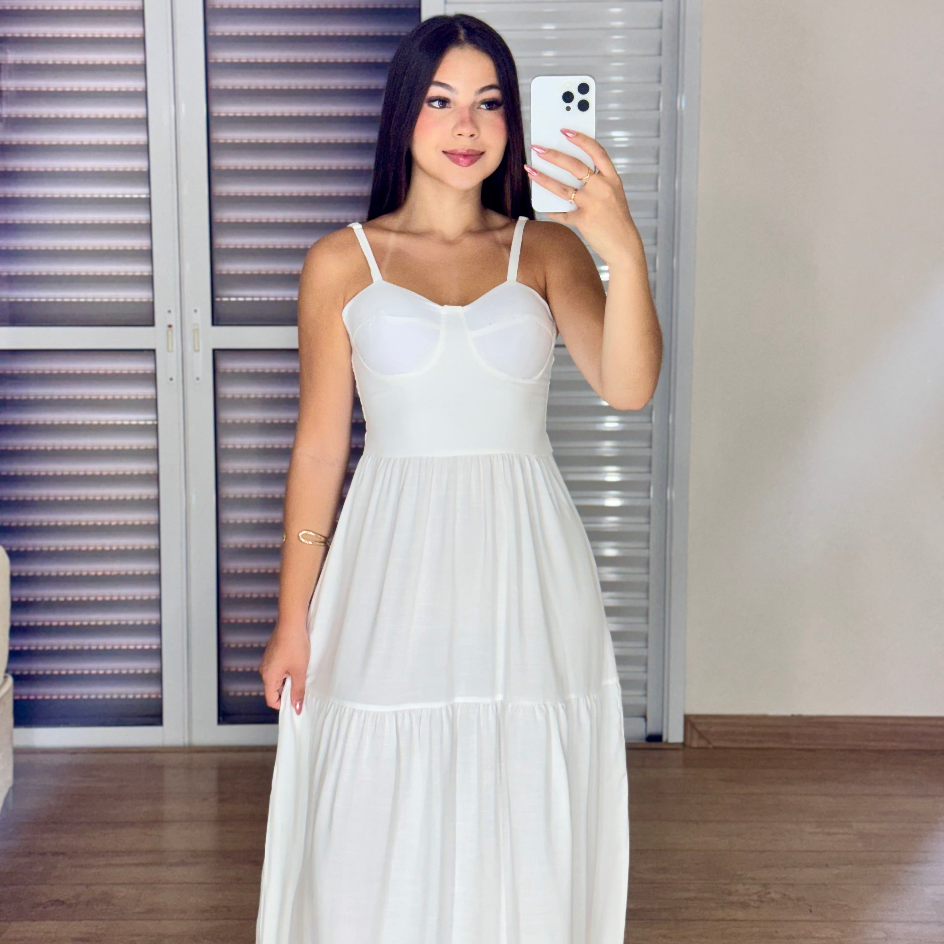 Vestido Longo Alça Jasmin