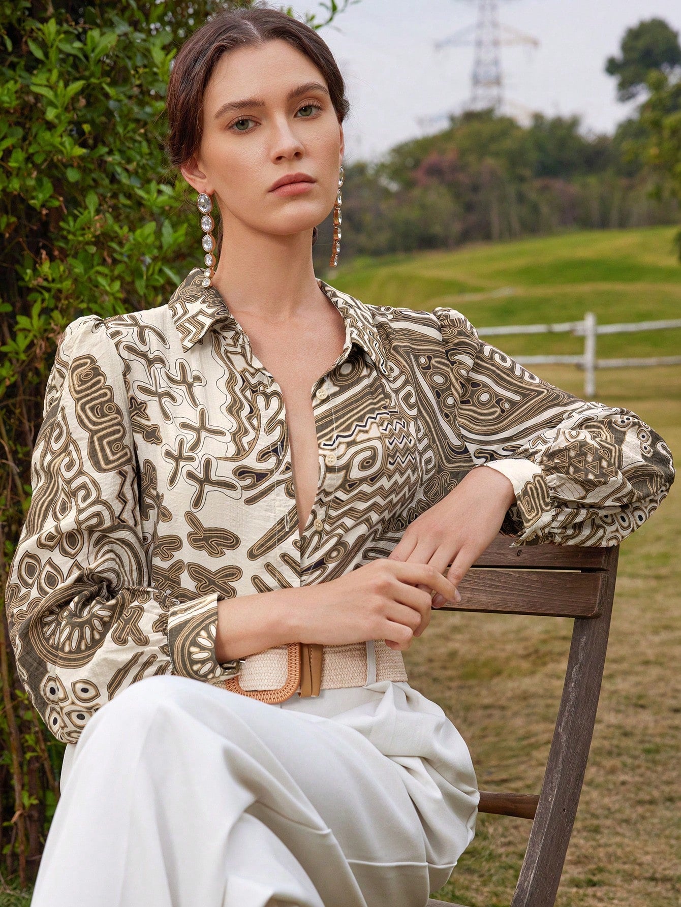 Blusa de Manga Comprida Maite