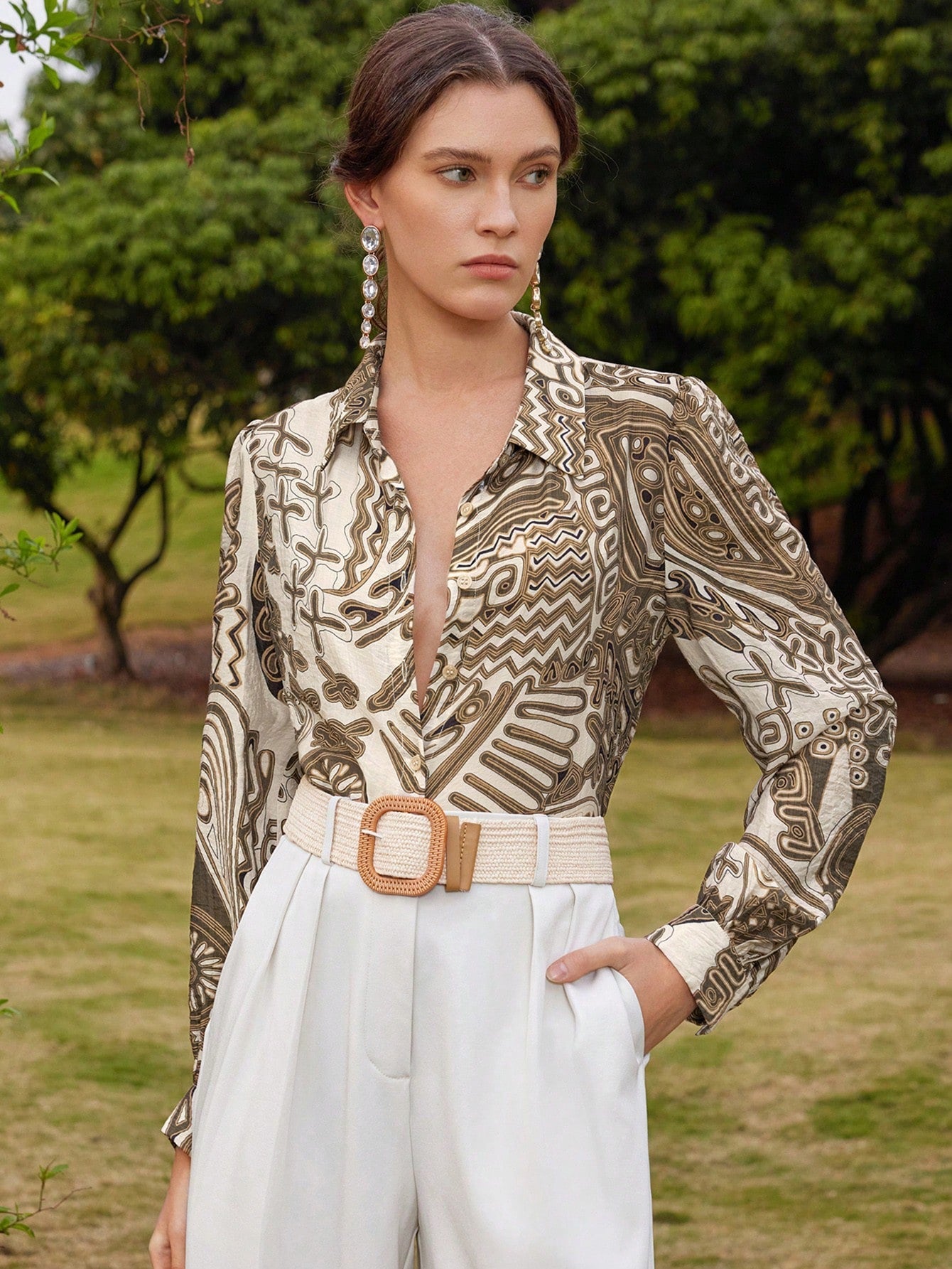 Blusa de Manga Comprida Maite