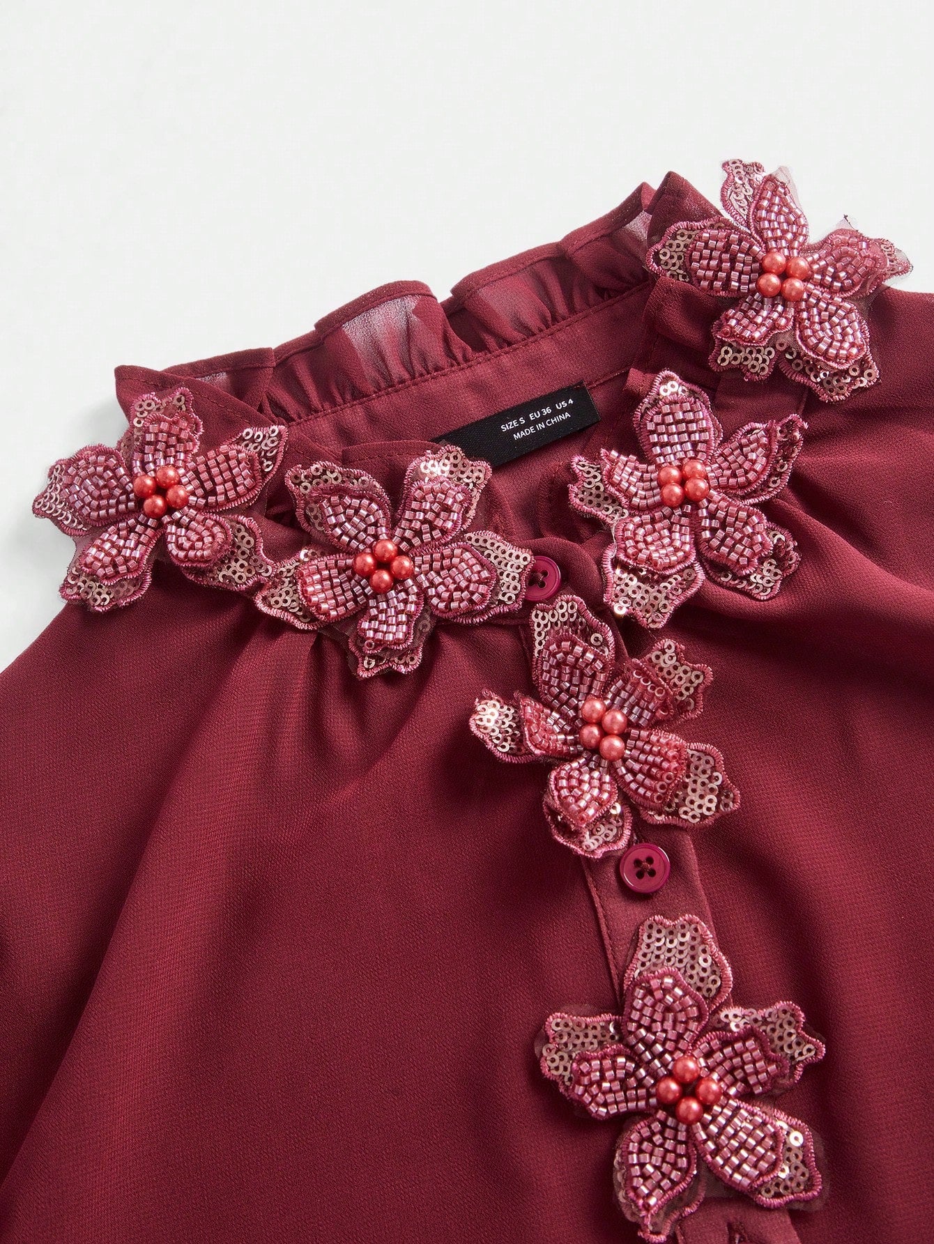 Camisa Manga Longa com Bordado Melissa