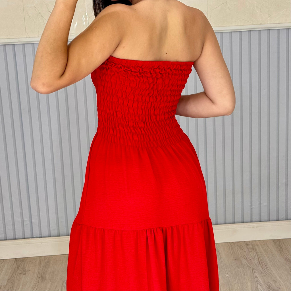 Vestido Longo Lastex Lauren