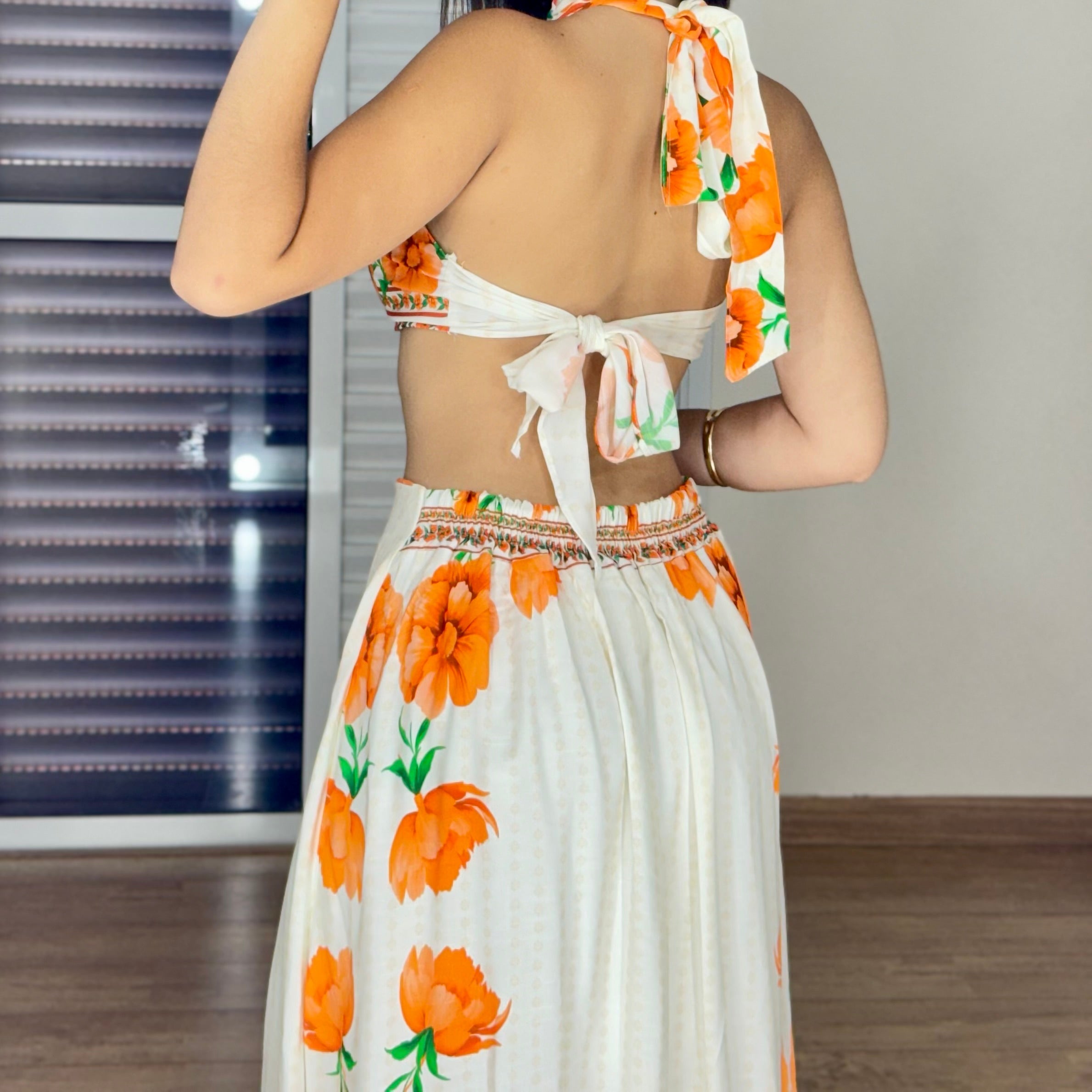 Vestido Longo Recorte Sophia