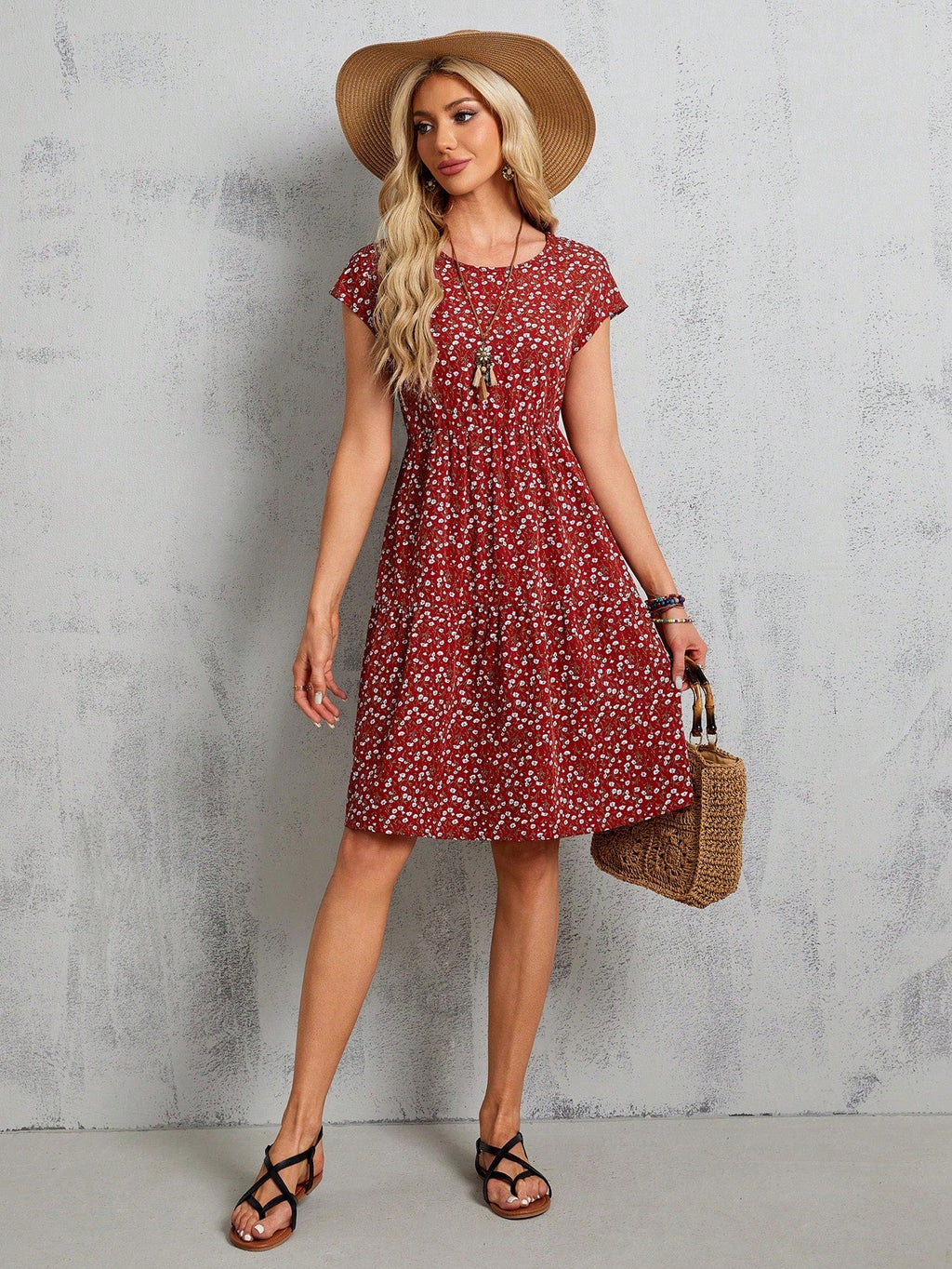 Vestido De Verão Floral