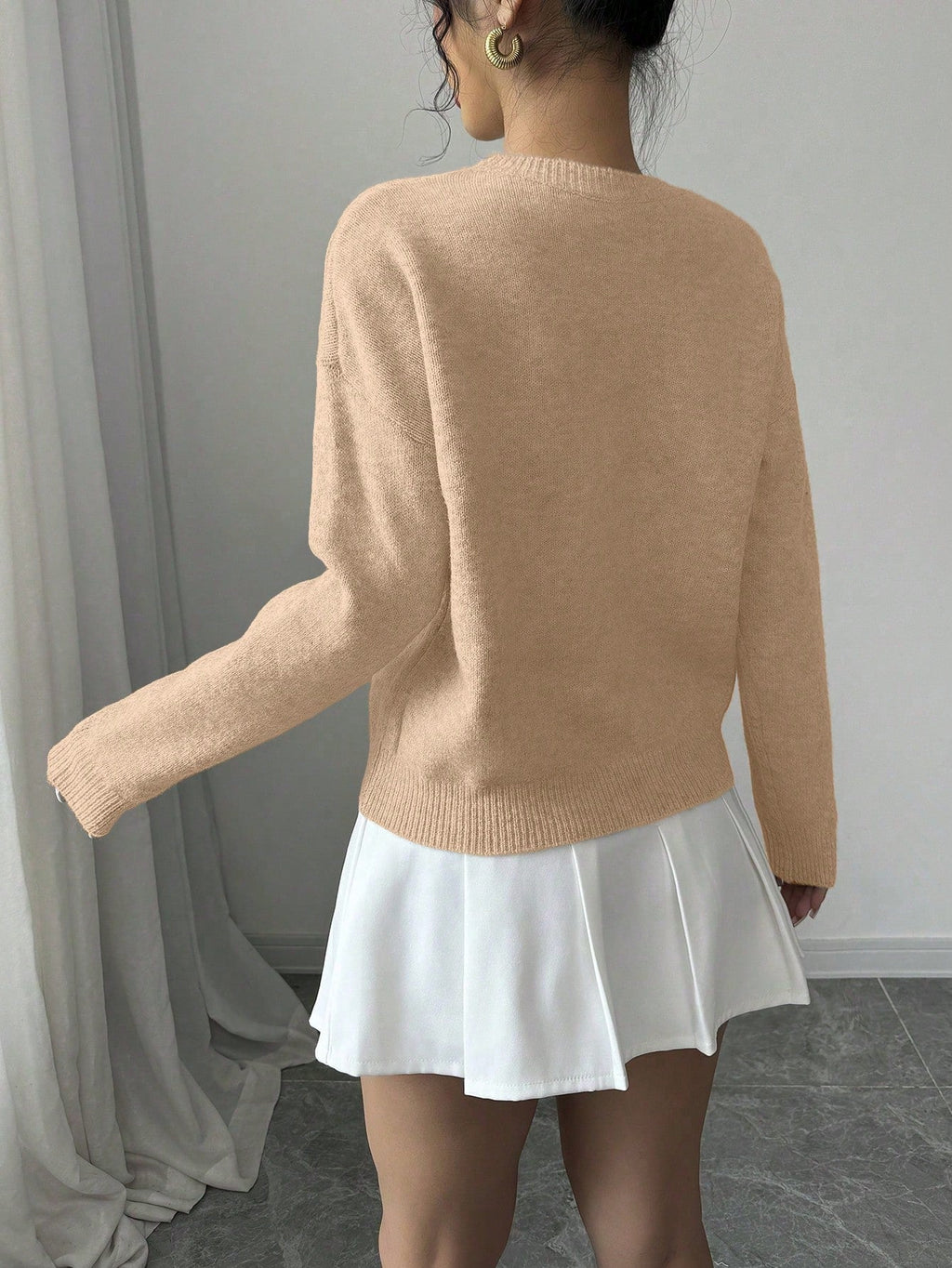 Blusa de Manga Longa Bordada Tereza