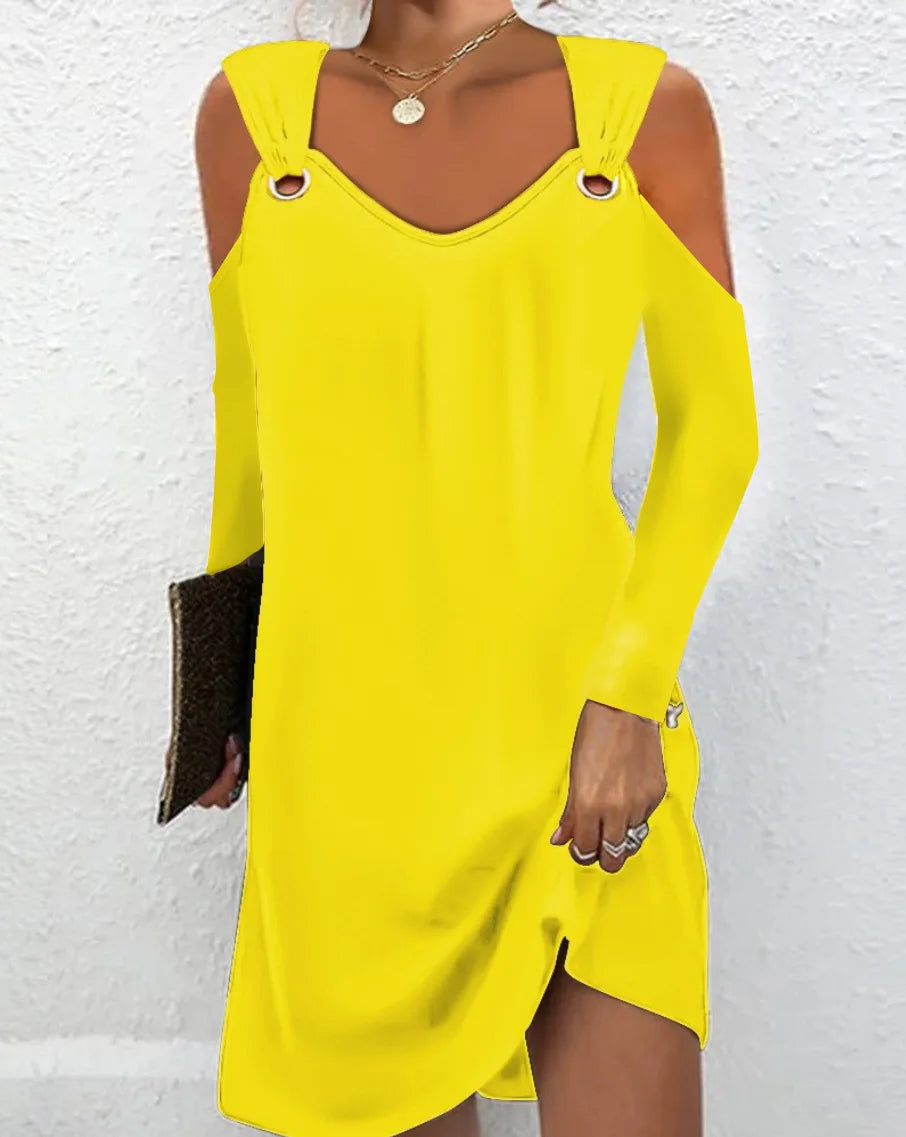 Vestido de Manga Comprida Marilha