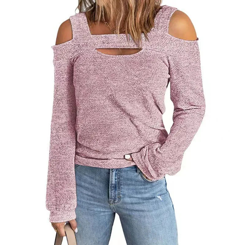 Blusa Feminina com Ombros Vazados