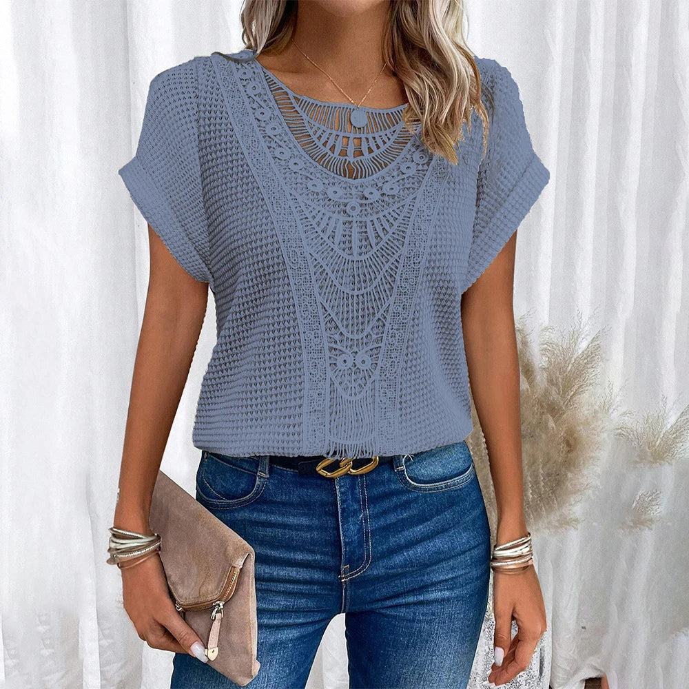 Blusa Feminina Boho Chic Pérola