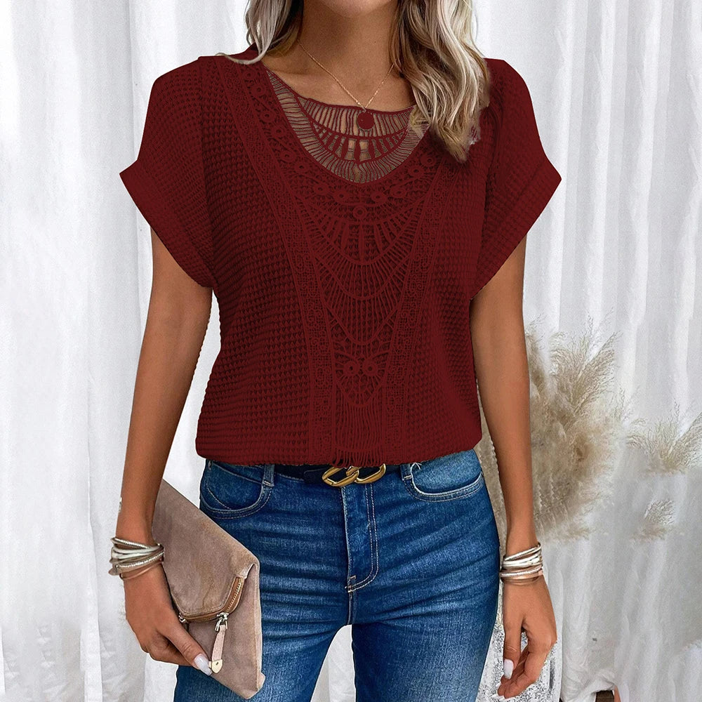 Blusa Feminina Boho Chic Pérola