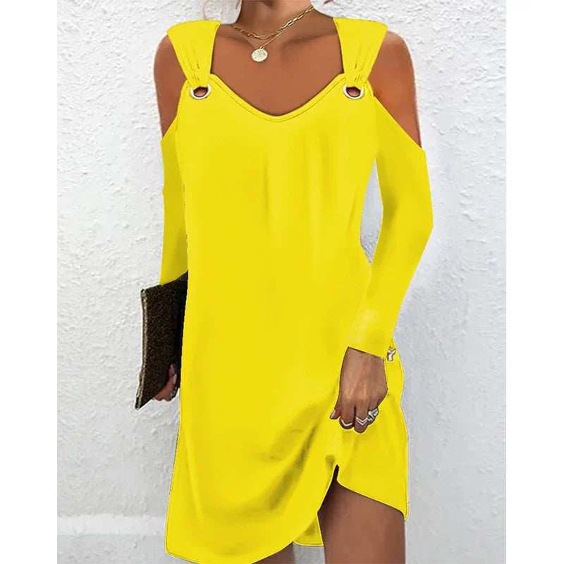 Vestido de Manga Comprida Marilha