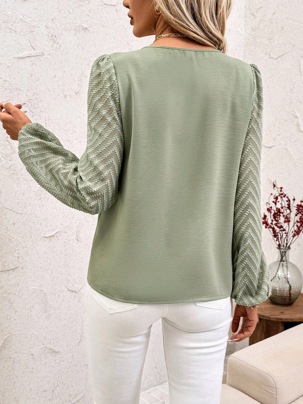 Blusa de Manga Comprida Junne