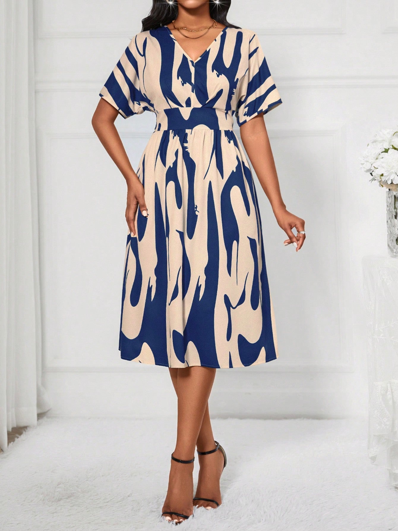 Vestido Com Manga Monique