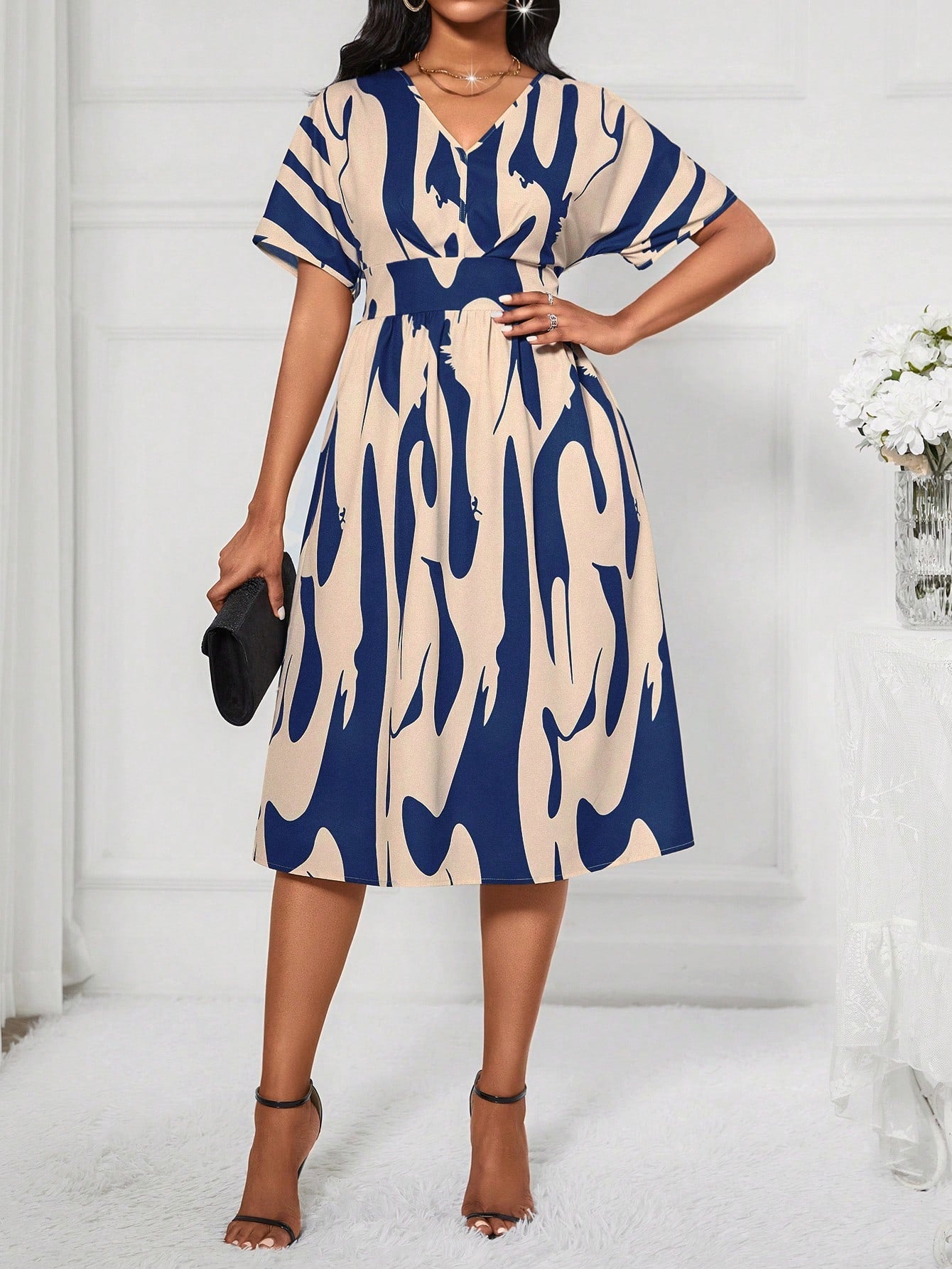 Vestido Com Manga Monique