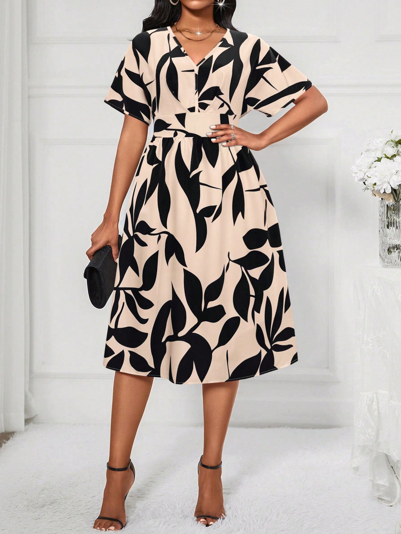 Vestido Com Manga Monique