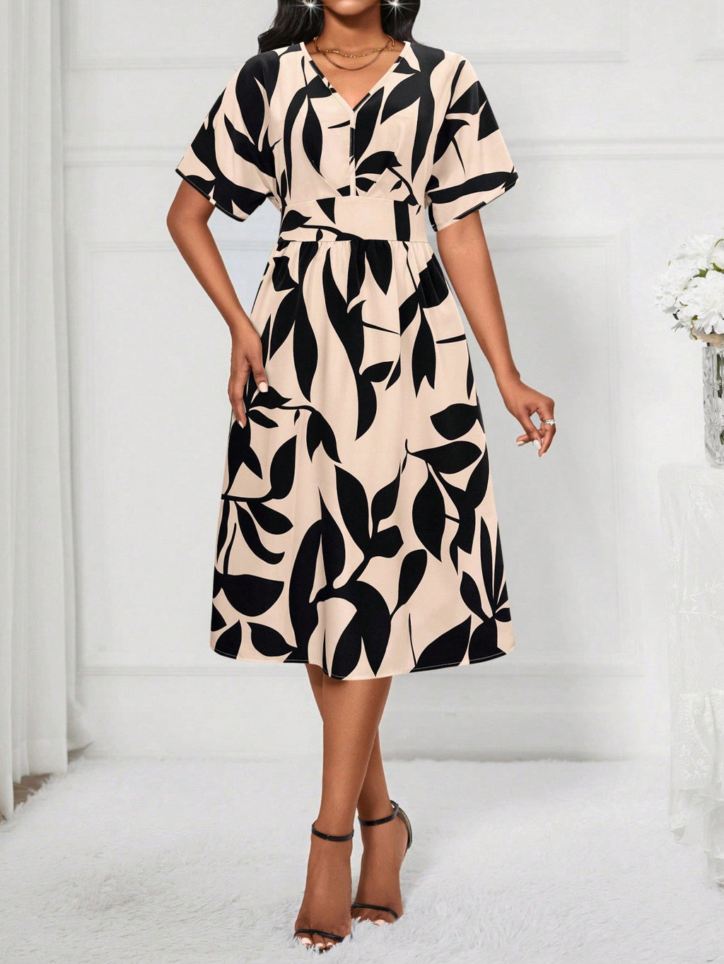 Vestido Com Manga Monique