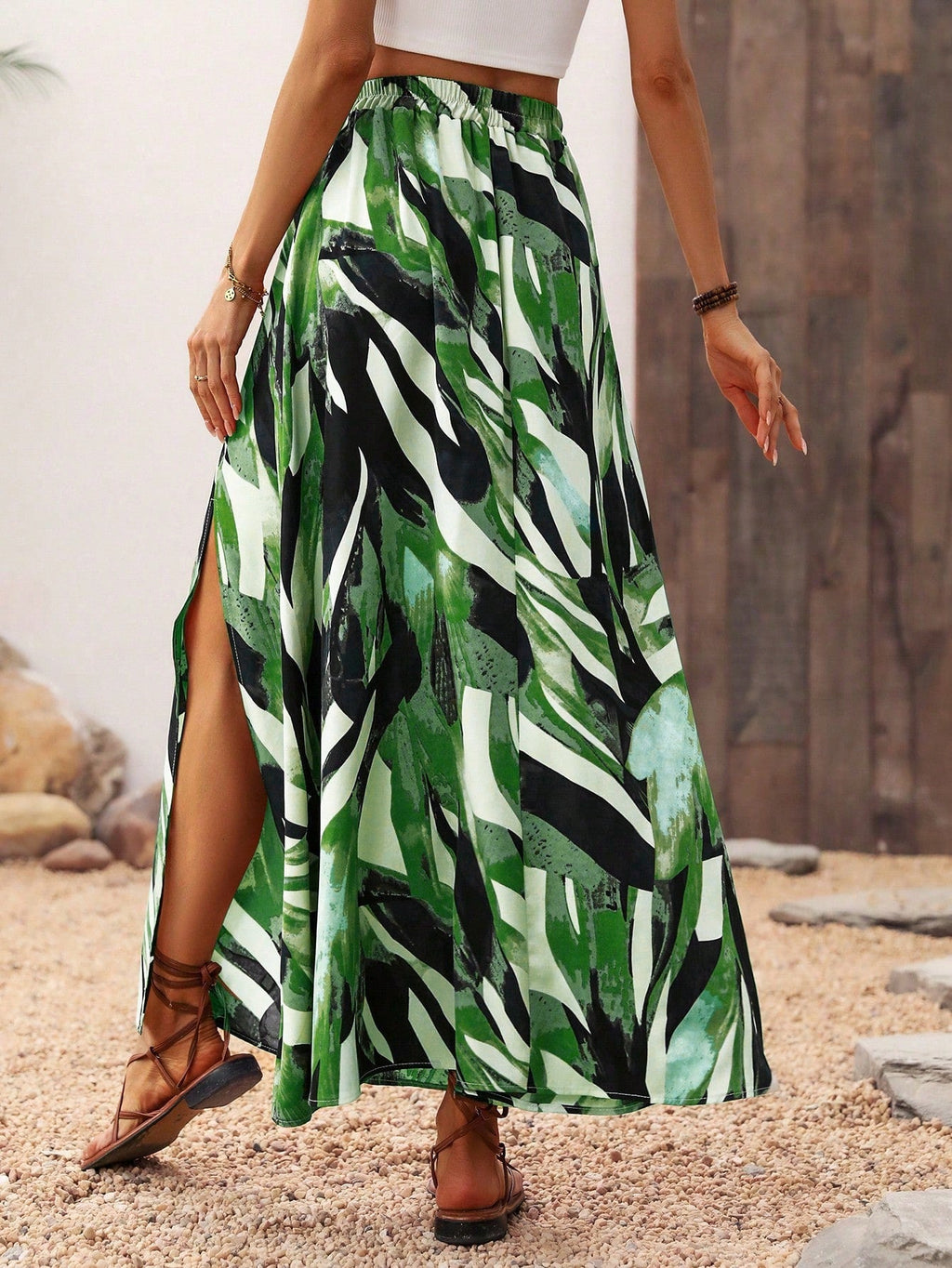 Saia Longa com Fenda Laura