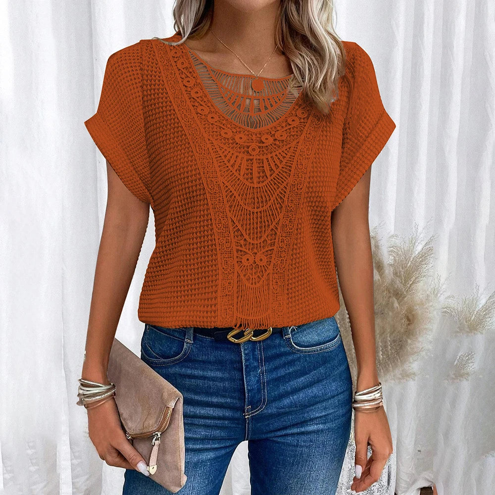 Blusa Feminina Boho Chic Pérola