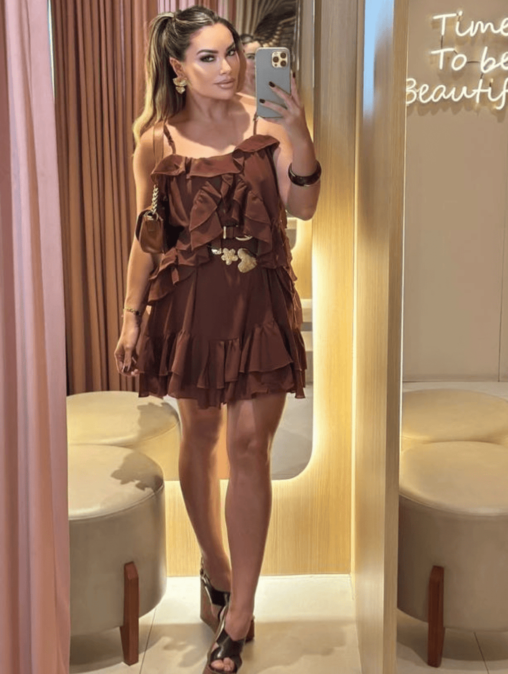 Vestido de Alça Boho Chic Jade