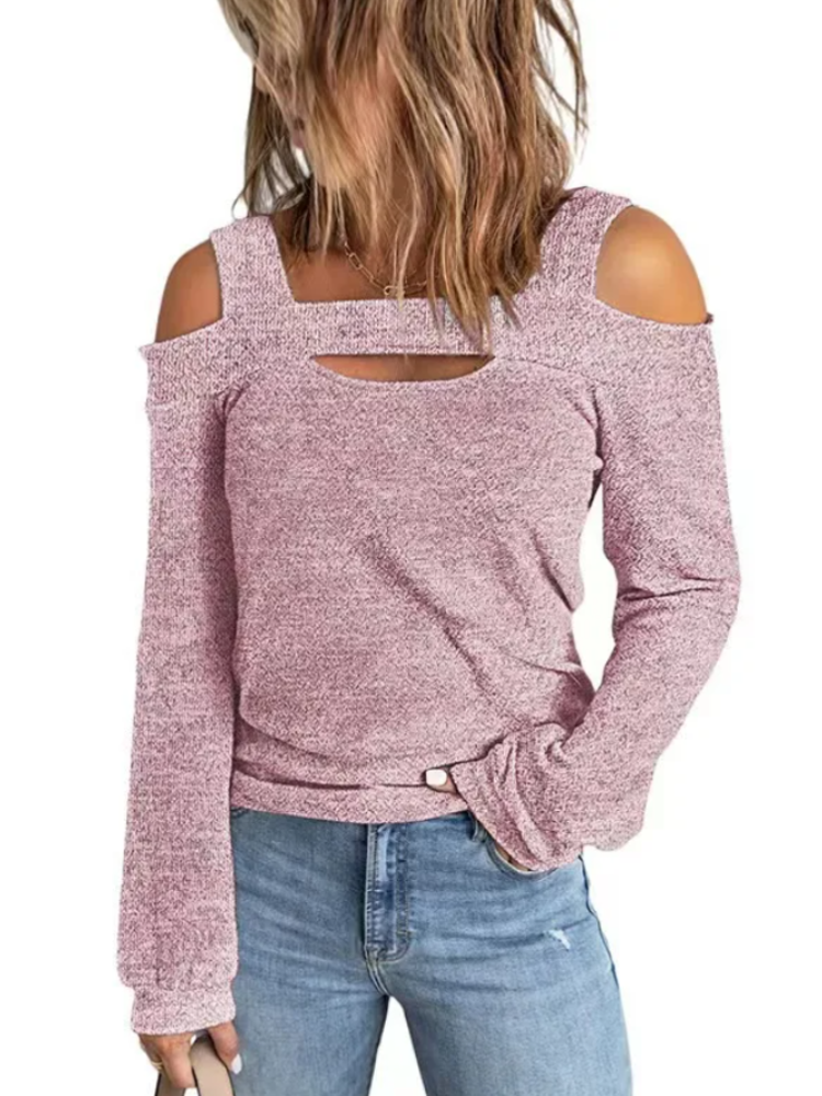 Blusa Feminina com Ombros Vazados