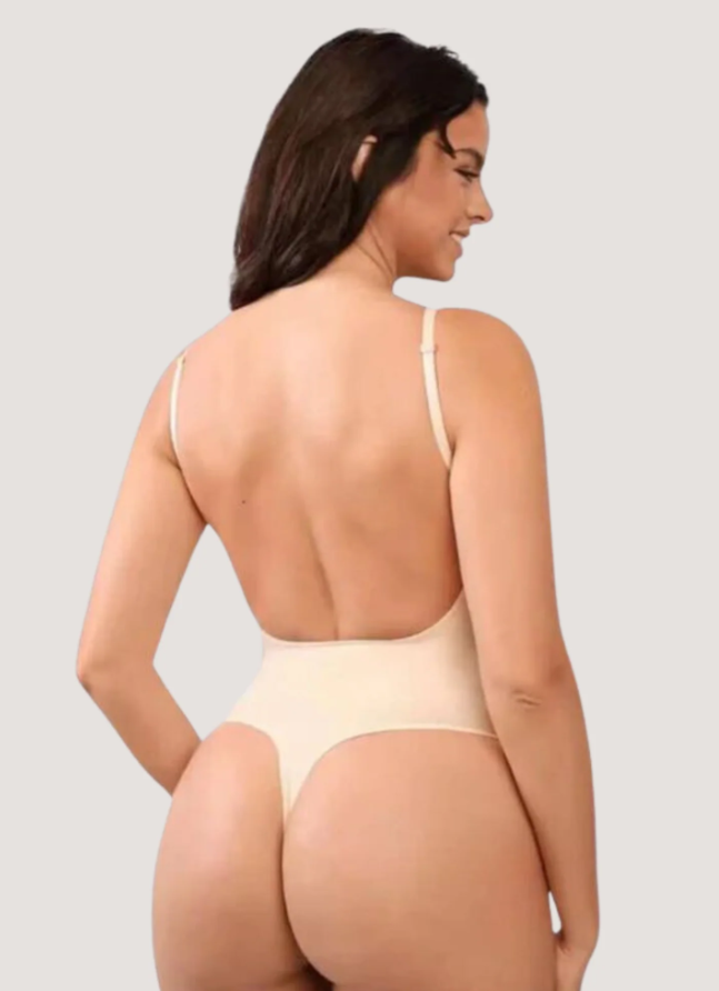 Body Modelador Slim - Costas Aberta com Alça Fina