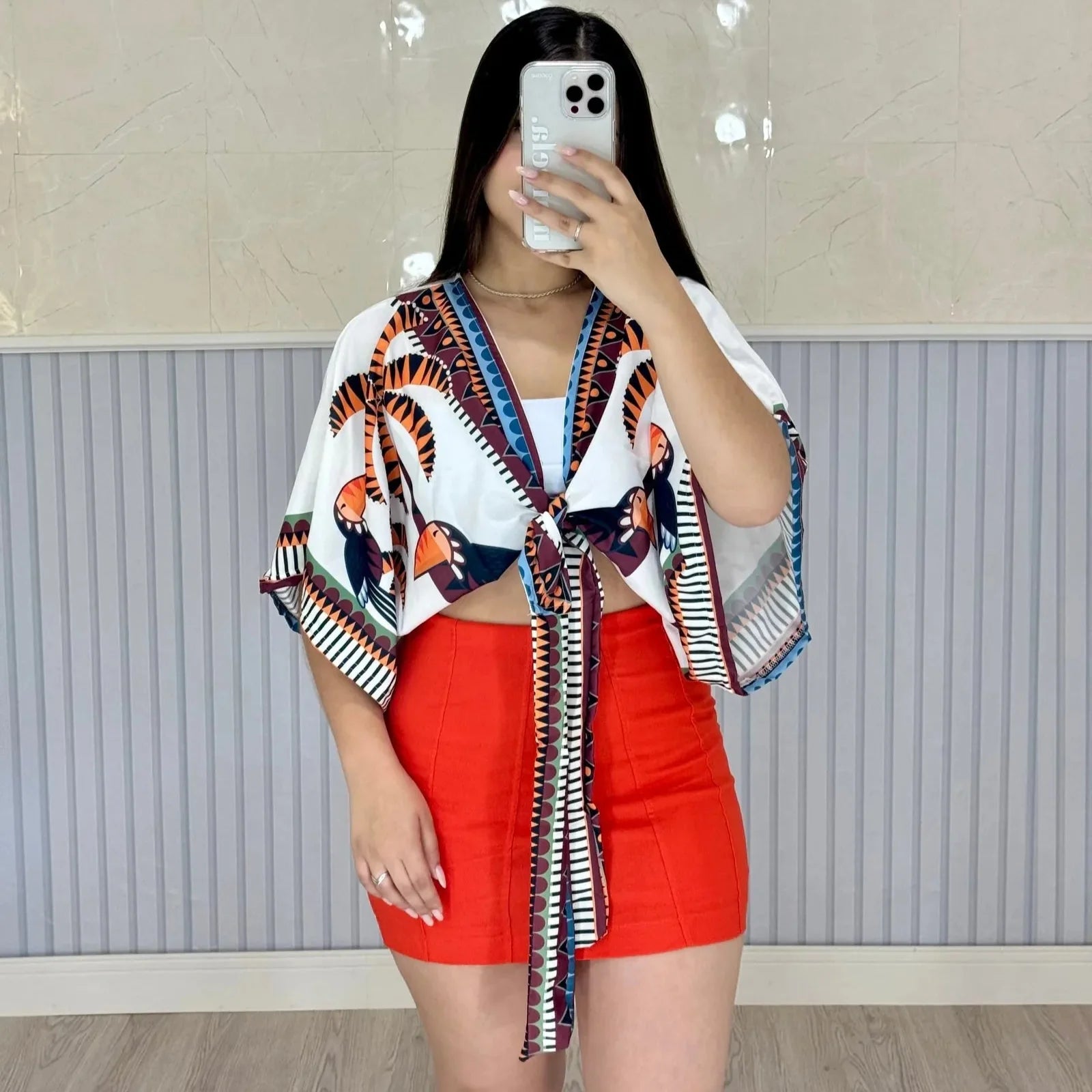 Shorts Saia Bengaline Encanto