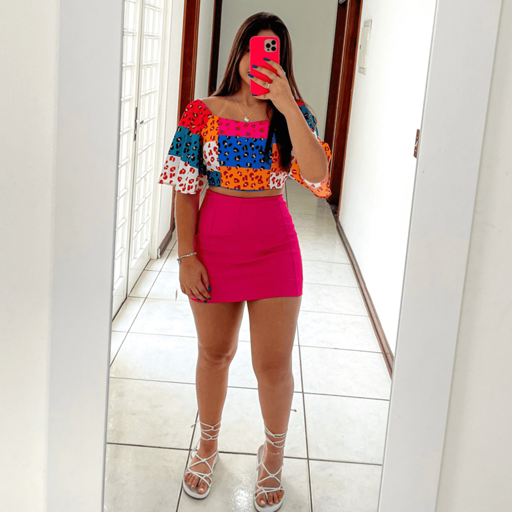 Shorts Saia Bengaline Encanto